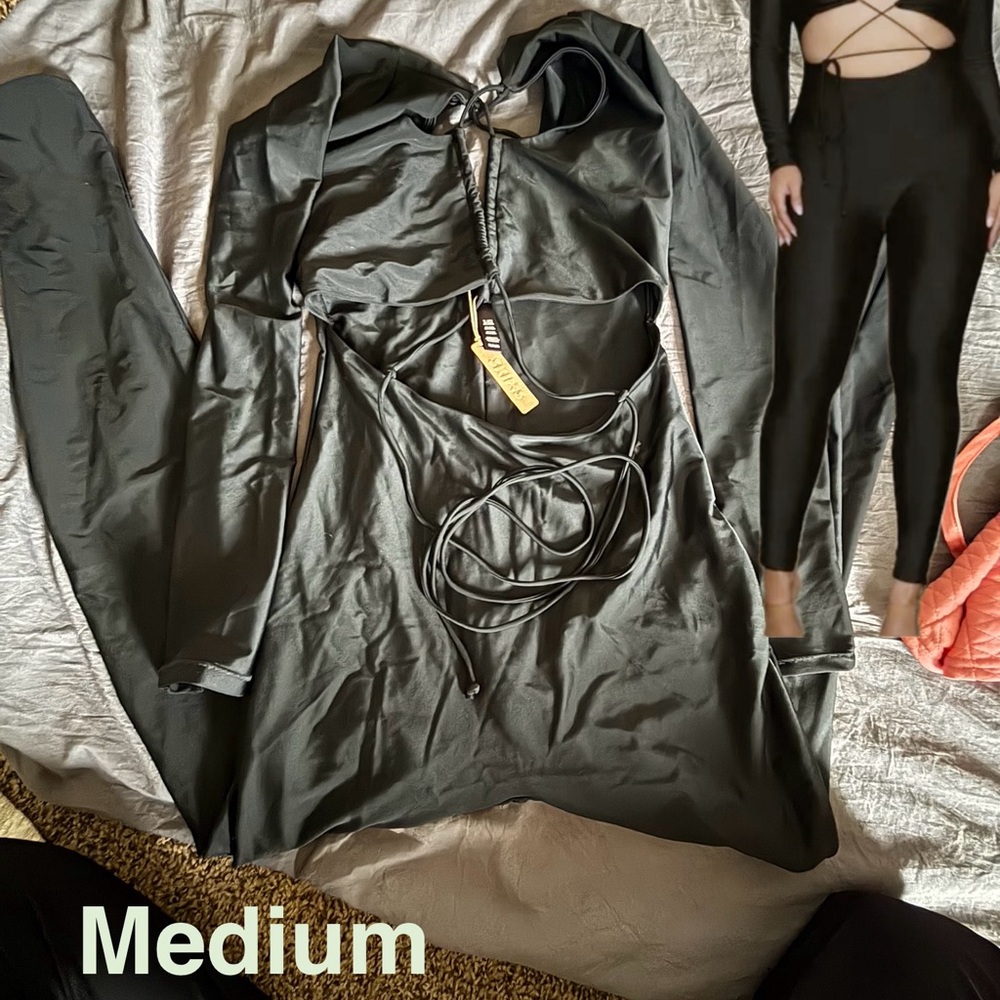 SKIMS Black Jumpsuit